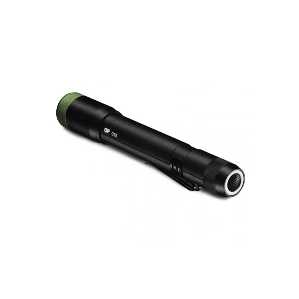 CREE + COB LED ručné svietidlo GP C33, 180 lm, 2× AA, fokus