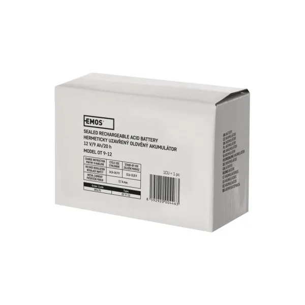 EMOS AKUMULÁTOR SLA 12V/9Ah FA-6,3mm