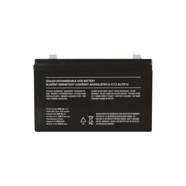 EMOS AKUMULÁTOR SLA 6V/12Ah FA-4,7Ah