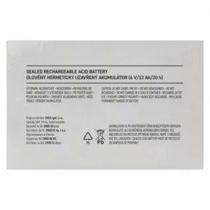 EMOS AKUMULÁTOR SLA 6V/12Ah FA-4,7Ah