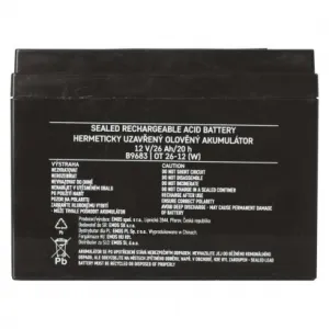 EMOS AKUMULÁTOR SLA 12V/26Ah
