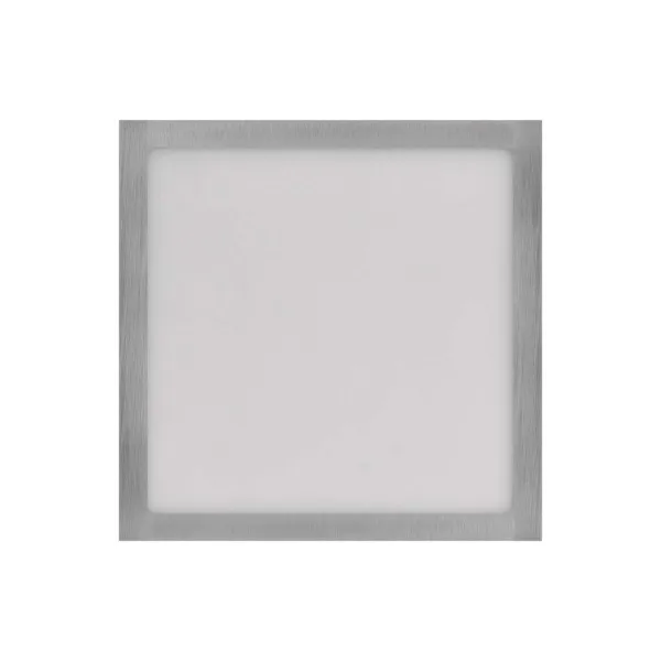 EMOS Lighting LED prisadené svietidlo, štvorec, strieborné, 12,5W, CCT