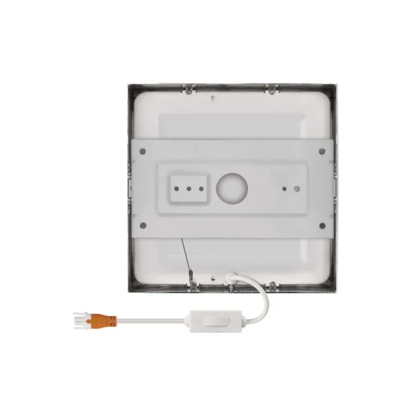 EMOS Lighting LED prisadené svietidlo, štvorec, strieborné, 12,5W, CCT