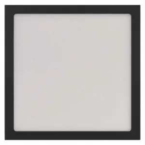 EMOS Lighting LED prisadené svietidlo NEXXO, štvorcové, čierne, 12,5W, CCT
