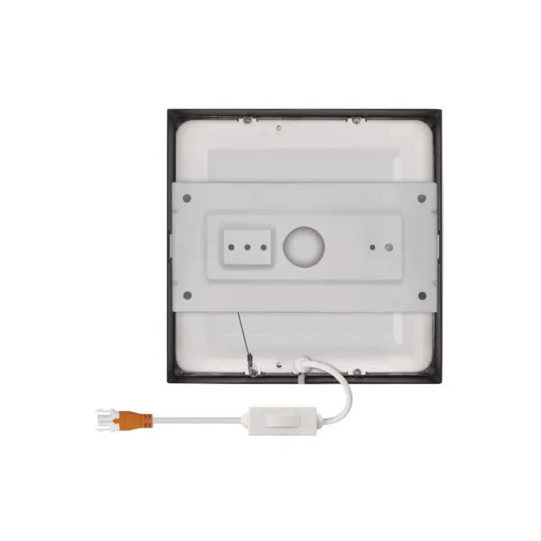 EMOS Lighting LED prisadené svietidlo NEXXO, štvorcové, čierne, 12,5W, CCT