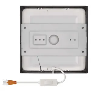 EMOS Lighting LED prisadené svietidlo NEXXO, štvorcové, čierne, 12,5W, CCT