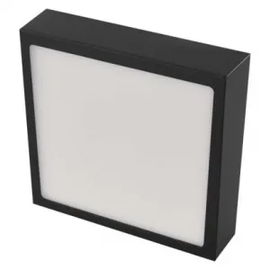 EMOS Lighting LED prisadené svietidlo NEXXO, štvorcové, čierne, 12,5W, CCT