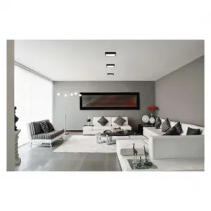 EMOS Lighting LED prisadené svietidlo NEXXO, štvorcové, čierne, 12,5W, CCT