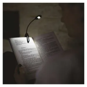 EMOS LED svietidlo na čítanie, 10 lm, 1× AAA