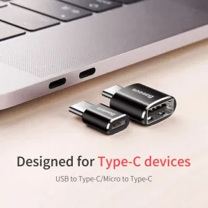 Baseus Exquisite Adaptér USB-C samec na USB samica Catotg-01