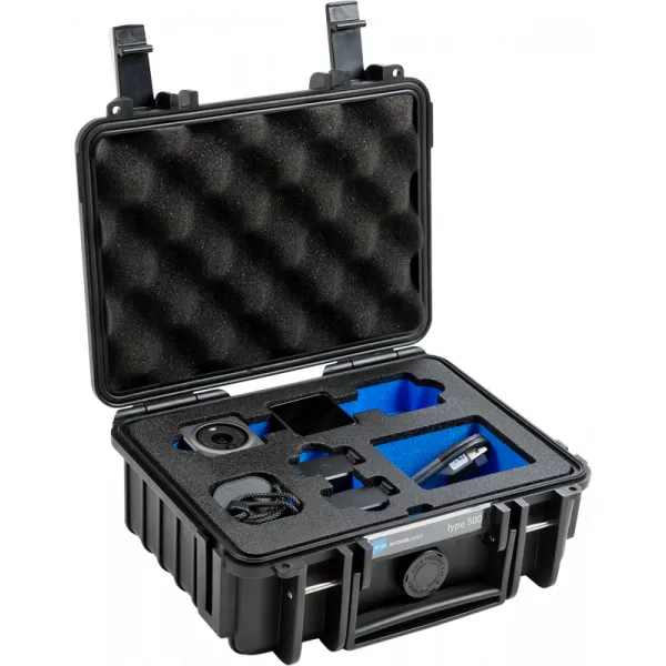 B&W Hard Case vodeodolné (IP67) Series 500 for Action 2 Drone, čierna