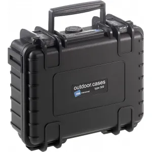 B&W Hard Case vodeodolné (IP67) Series 500 for Action 2 Drone, čierna
