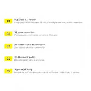 Bluetooth Adaptér Baseus BA04 čierny