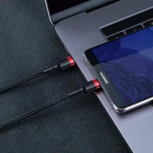 Baseus Type-C - Type-C cable Cafule PD2.0 60W Flash charging (20V 3A) 1m čierna/Gray (CATKLF-H91)