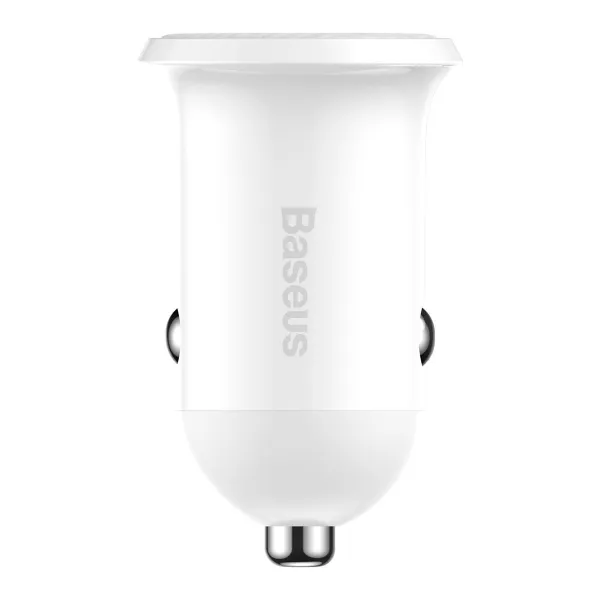 Baseus Grain Pro 2x USB 4,8A nabíjačka do auta (biela) 025367
