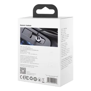 Baseus Grain Pro 2x USB 4,8A nabíjačka do auta (biela) 025367