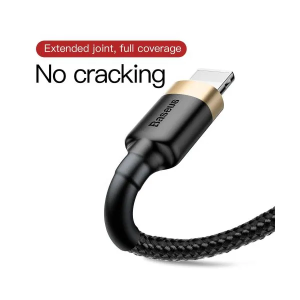 Baseus Cafule Nabíjací kábel USB-A / Lightning 2A 3m, Čierny