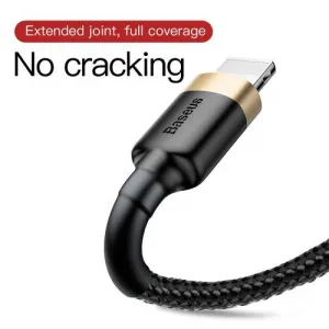Baseus Cafule Nabíjací kábel USB-A / Lightning 2A 3m, Čierny