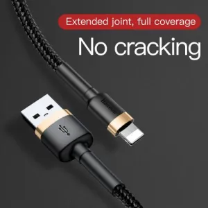 Baseus Cafule Nabíjací kábel USB-A / Lightning 2A 3m, Čierny