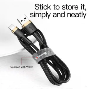 Baseus Cafule Nabíjací kábel USB-A / Lightning 2A 3m, Čierny