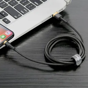 Baseus Cafule Nabíjací kábel USB-A / Lightning 2A 3m, Čierny