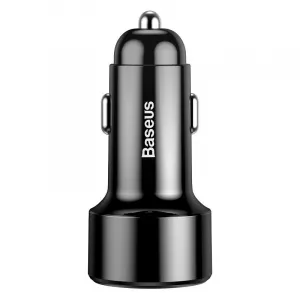 Baseus Magic 2x USB QC 3.0 45W nabíjačka do auta (čierna) 019264