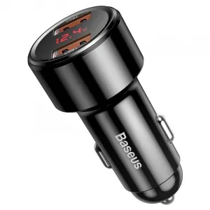 Baseus Magic 2x USB QC 3.0 45W nabíjačka do auta (čierna) 019264