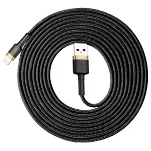 Baseus Cafule Nabíjací kábel USB-A / Lightning 2A 3m, Čierny