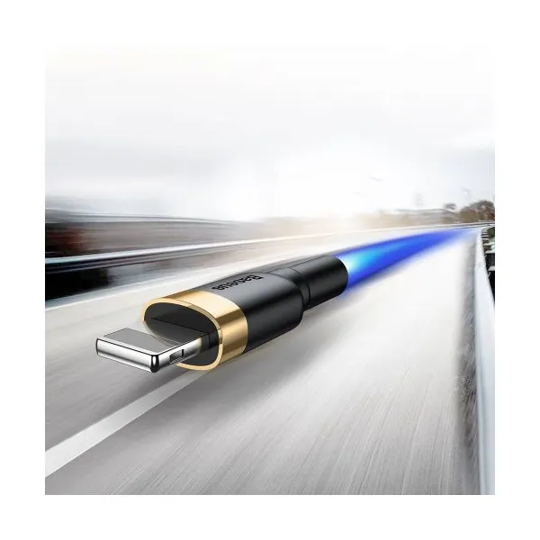 Baseus Cafule Nabíjací kábel USB-A / Lightning 2A 3m, Čierny