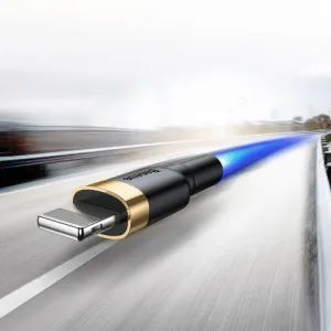 Baseus Cafule Nabíjací kábel USB-A / Lightning 2A 3m, Čierny