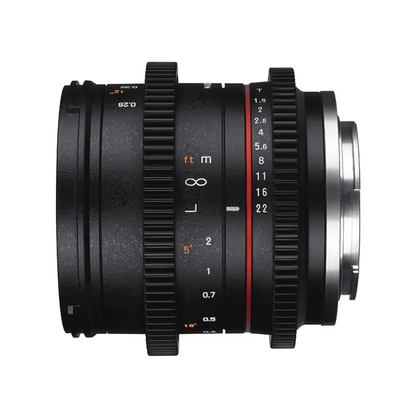 Objektív Samyang MF 21mm T1.5 Video APS-C Sony E
