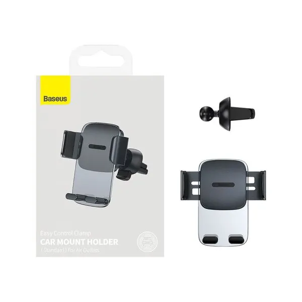 Držiak do auta Baseus Easy Control Clamp (do mriežky ventilácie) čierny