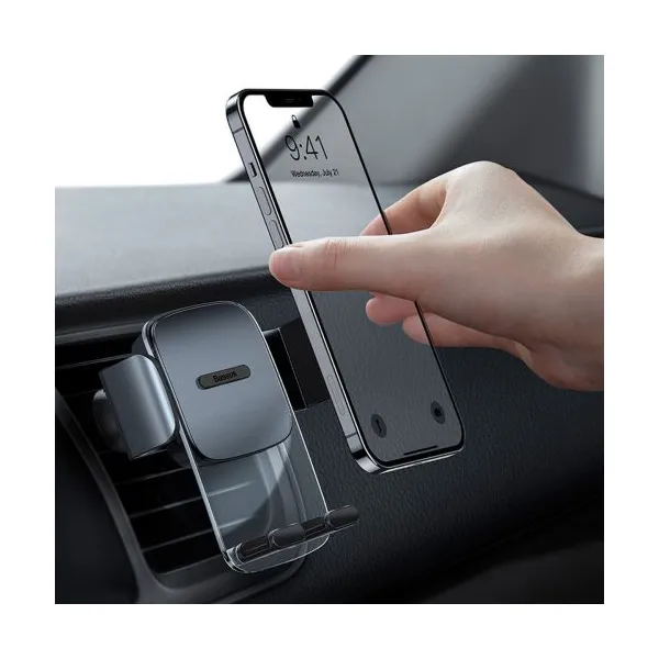 Držiak do auta Baseus Easy Control Clamp (do mriežky ventilácie) čierny