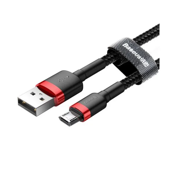 Kábel USB na Micro USB Baseus Cafule 1,5A 2m (červeno-čierny) 016544