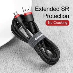 Kábel USB na Micro USB Baseus Cafule 1,5A 2m (červeno-čierny) 016544