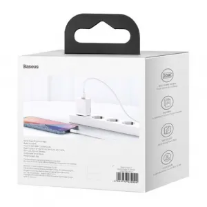 Baseus Super Si Quick Charger 1C 20W - biela