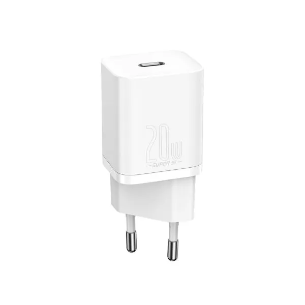 Baseus Super Si Quick Charger 1C 20W - biela