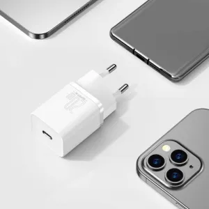 Baseus Super Si Quick Charger 1C 20W - biela