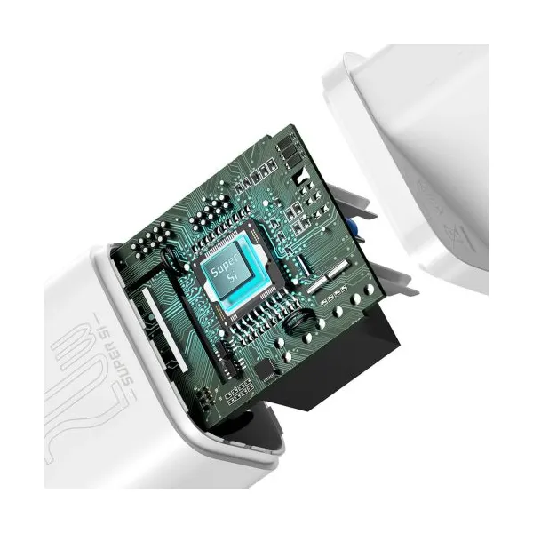 Baseus Super Si Quick Charger 1C 20W - biela