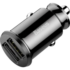 Baseus Grain 2x USB 5V 3,1A nabíjačka do auta (čierna) 016534