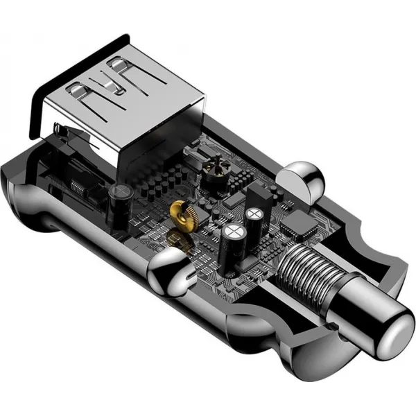 Baseus Grain 2x USB 5V 3,1A nabíjačka do auta (čierna) 016534