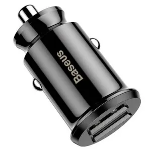 Baseus Grain 2x USB 5V 3,1A nabíjačka do auta (čierna) 016534