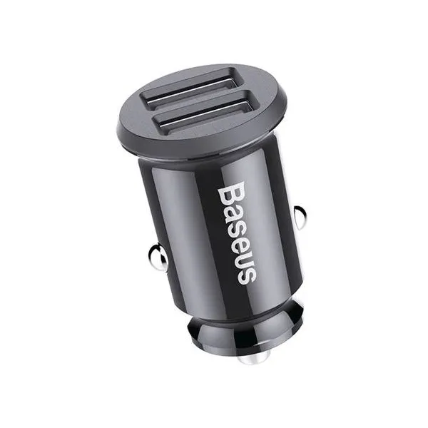 Baseus Grain 2x USB 5V 3,1A nabíjačka do auta (čierna) 016534