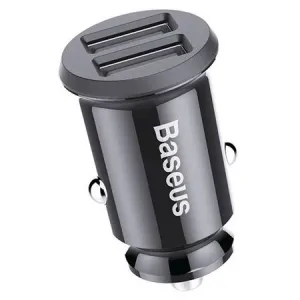 Baseus Grain 2x USB 5V 3,1A nabíjačka do auta (čierna) 016534