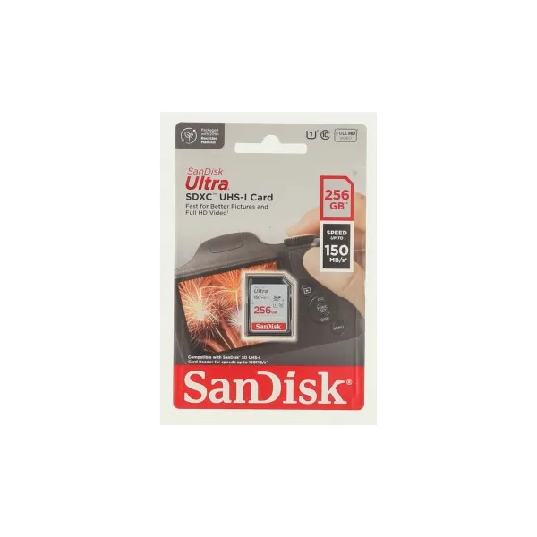SanDisk Ultra 256 GB SDXC Memory Card 150 MB/s 85235110