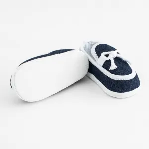 Dojčenské mokasíny-capačky New Baby tmavo modrá 12-18 m Veľkosť: 3-6 m