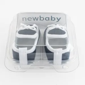 Dojčenské mokasíny-capačky New Baby tmavo modrá 12-18 m Veľkosť: 3-6 m