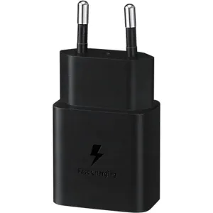 Nabíjací adaptér Samsung EP-T1510NBE USB-C 15W, Čierny