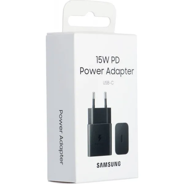 Nabíjací adaptér Samsung EP-T1510NBE USB-C 15W, Čierny