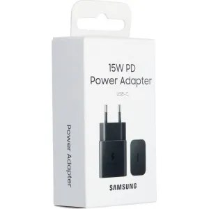 Nabíjací adaptér Samsung EP-T1510NBE USB-C 15W, Čierny